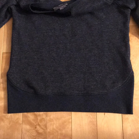 Vince Crewneck Sweatshirt Heathered Navy Girls XL - Picture 4 of 6